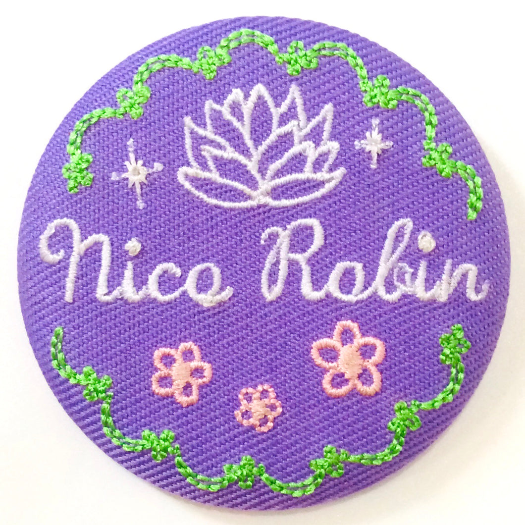 One Piece - Nico Robin - Embroidery Brooch Vol.2