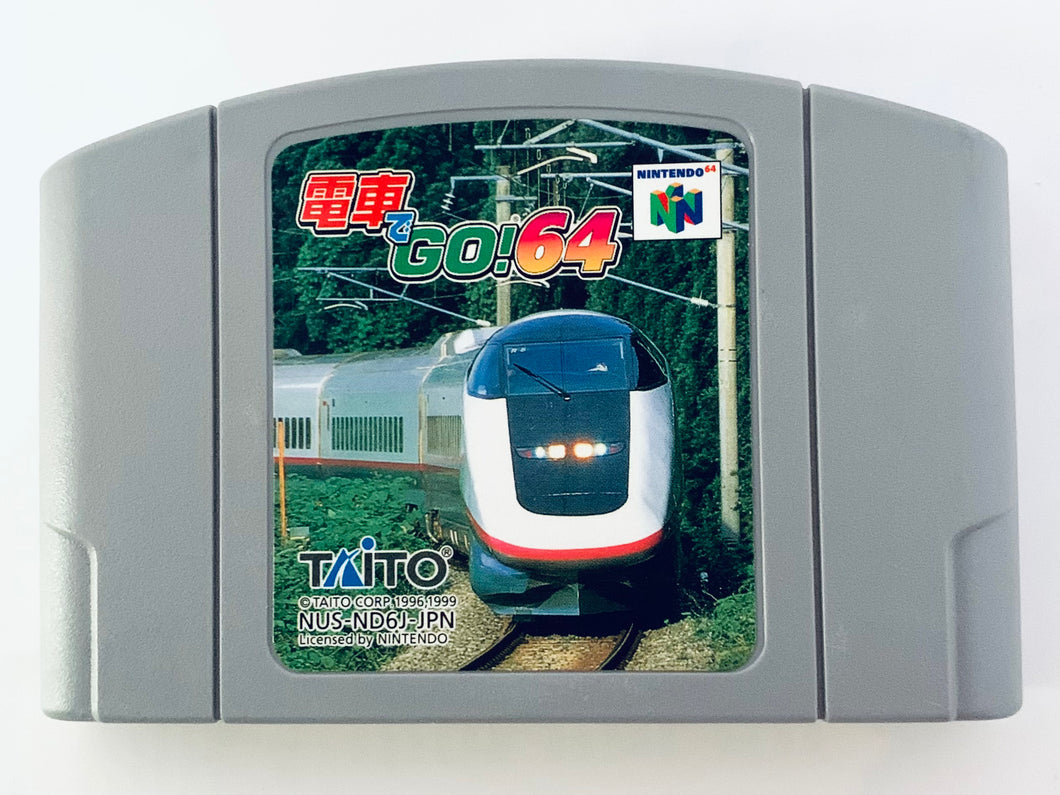 Densha de Go! 64 - Nintendo 64 - N64 - Japan Ver. - NTSC-JP - Cart (NUS-ND6J-JPN)