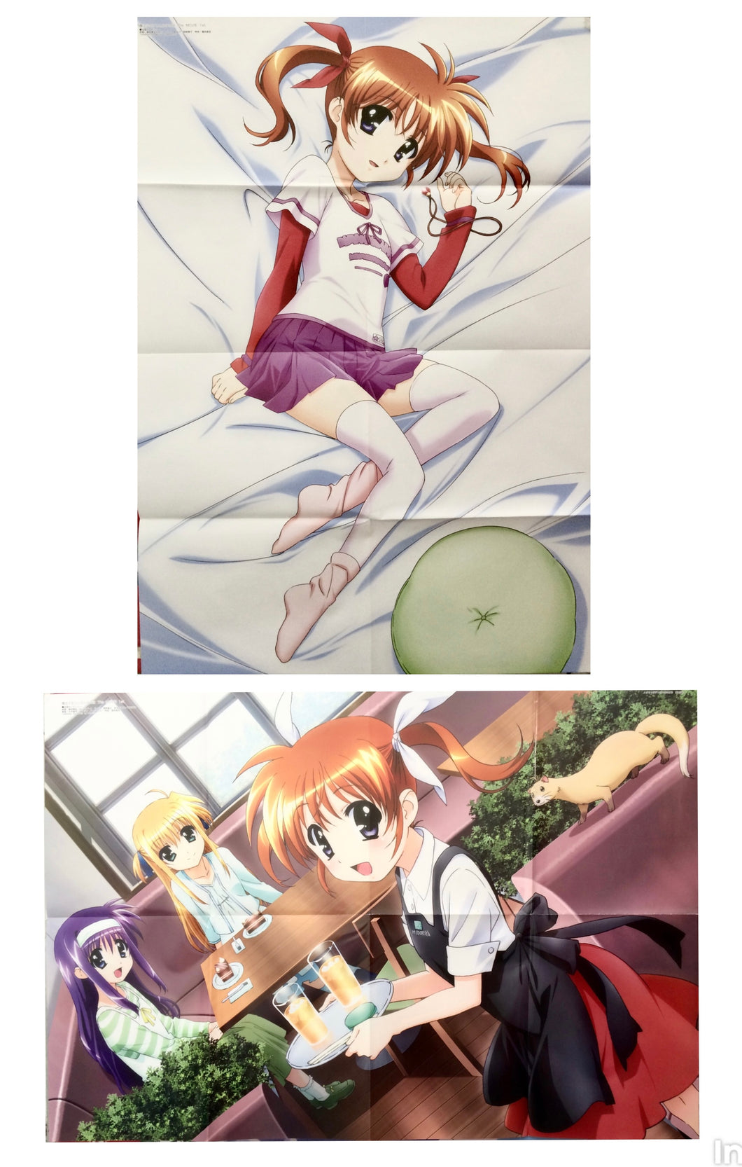Magical Girl Lyrical Nanoha The Movie 1st - Double-sided B2 Poster - Megami Magazine Appendix