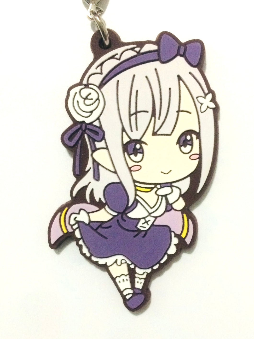 Re:Zero kara Hajimeru Isekai Seikatsu - Emilia - Ichiban Kuji ~snow white life ver.~ Rubber Strap