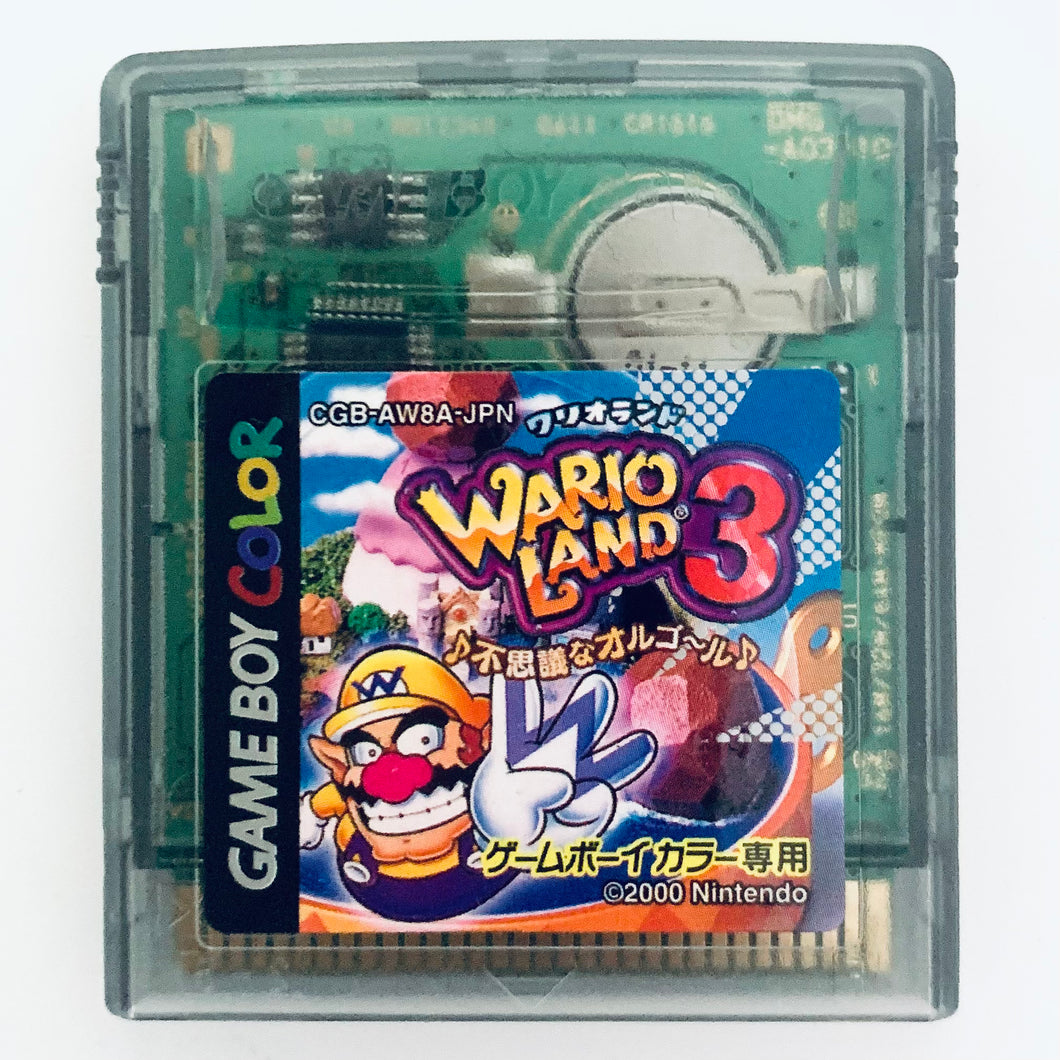 Wario Land 3 - GameBoy Color - GBC - JP - Cartridge (CGB-AW8A-JPN)