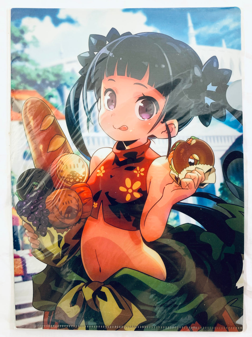 Etrian Mystery Dungeon 2 - Monk - A4 Clear File - GEO Store Bonus