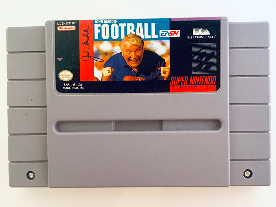 John Madden Football - Super Nintendo - SNES - NTSC-US - Cart (SNS-JN-USA)