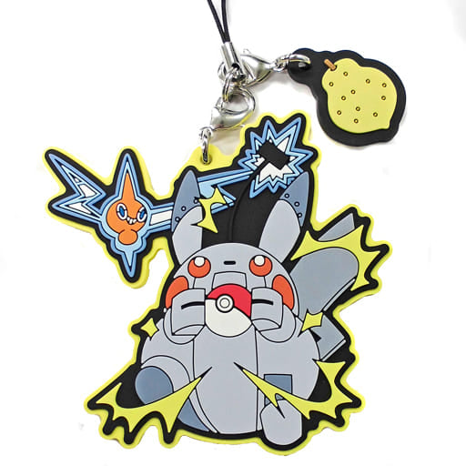 Pokemon - Robo Pikachu & Rotom - Rubber Strap Collection Rika Keino Otoko - Pokemon Center Limited