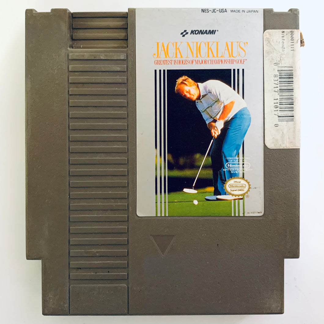 Jack Nicklaus Golf - Nintendo Entertainment System - NES - NTSC-US - Cart