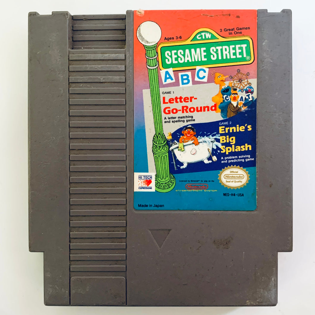 Sesame Street ABC - Nintendo Entertainment System - NES - NTSC-US - Cart