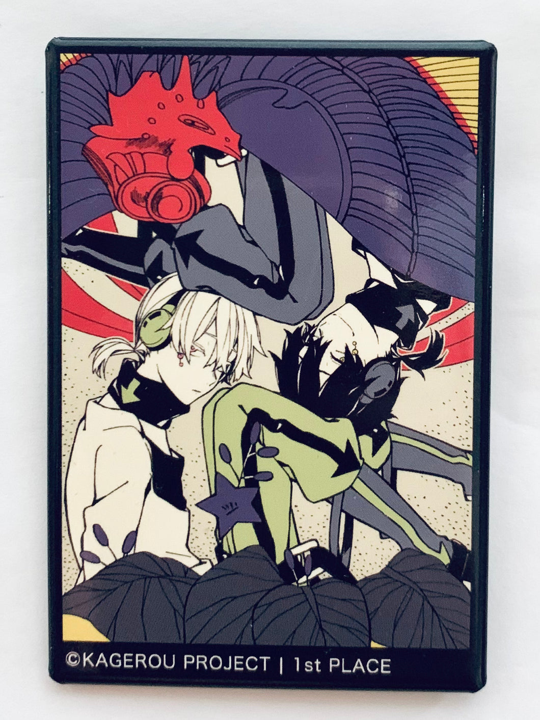 Kagerou Project - Konoha - Square Badge - Hanafuda