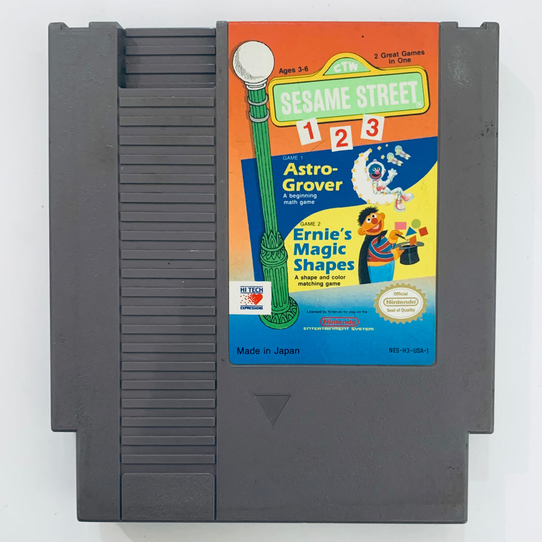 Sesame Street 123 - Nintendo Entertainment System - NES - NTSC-US - Cart