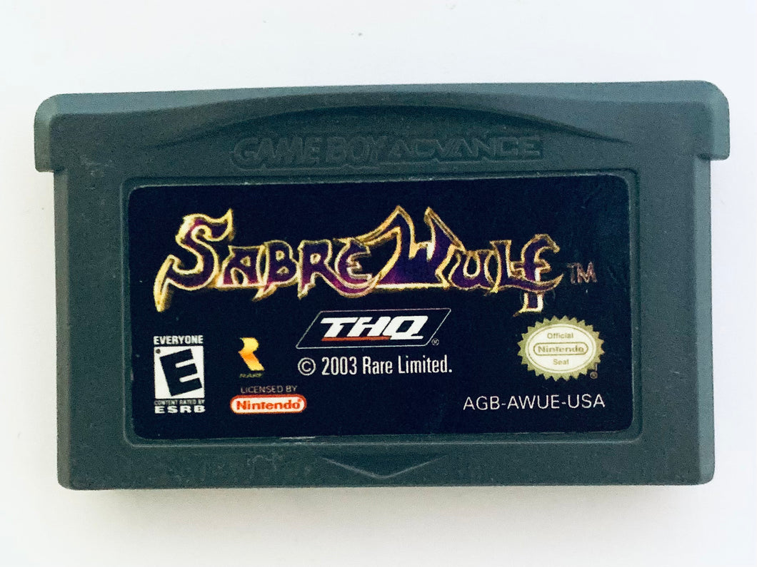 Sabre Wulf - GameBoy Advance - SP - Micro - Player - Nintendo DS - Cartridge (AGB-AWUE-USA)