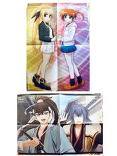 Cargar imagen en el visor de la galería, Hakuoki Reimeiroku / Magical Girl Lyrical Nanoha The MOVIE 2nd A&#39;s - Fourfold Double-sided B3 Poster - Animedia June 2012 2nd Appendix
