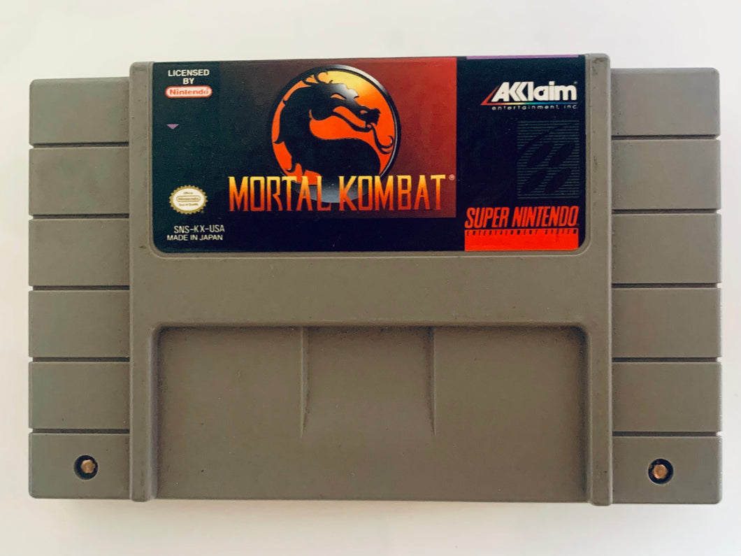 Mortal Kombat - Super Nintendo - SNES - NTSC-US - Cart (SNS-KX-USA)