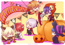 Cargar imagen en el visor de la galería, High School Star Musical Star-Mu Square Can Badge Halloween ver.
