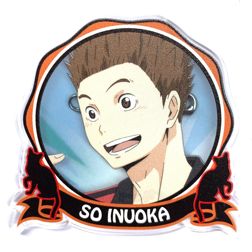 Haikyuu!! - Inuoka Sou - Acrylic Badge Collection Meibamen ver.