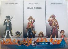Load image into Gallery viewer, One Piece - Luffy, Ace &amp; Sabo - B3 Clear Poster (BROTHERHOOD) - Ichiban Kuji ~Hot Bond Edition~ H Prize

