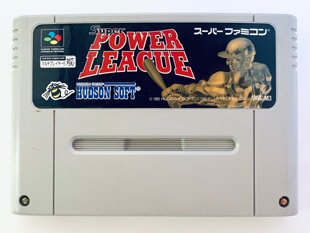 Super Power League - Super Famicom - SFC - Nintendo - Japan Ver. - NTSC-JP - Cart (SHVC-M3)