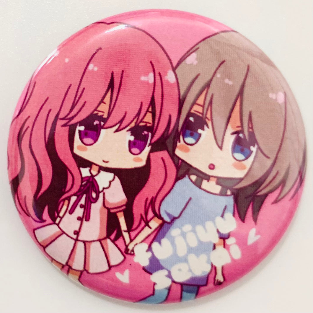 Fujiyu Sekai - Kakizaki Meiko - Andou Reo - Can Badge