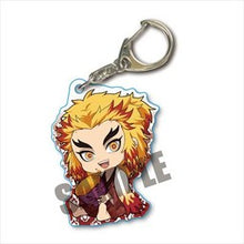 Load image into Gallery viewer, Kimetsu no Yaiba - Rengoku Kyoujurou - Acrylic Keychain - Gyugyutto - Keyholder
