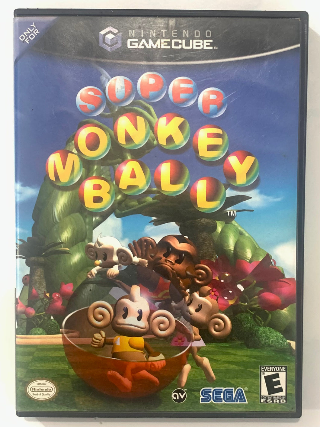 Super Monkey Ball - Nintendo Gamecube - NTSC - Case & Manual