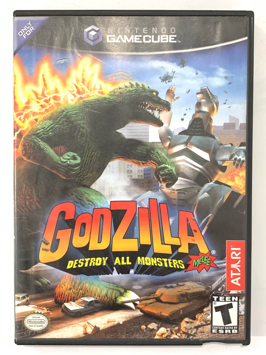 Godzilla Destroy All Monsters Melee - Nintendo Gamecube - NTSC - Case