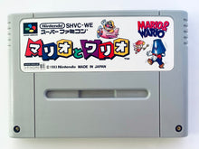 Cargar imagen en el visor de la galería, Mario &amp; Wario - Super Famicom - SFC - Nintendo - Japan Ver. - NTSC-JP - Cart (SHVC-WE)
