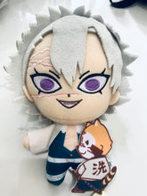 Load image into Gallery viewer, Kimetsu no Yaiba x Araiguma Rascal - Rascal - Shinazugawa Sanemi - Plush Mascot Vol.2

