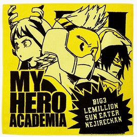 My Hero Academia - Big3: Lemillion, Sun Eater & Nejirechan - Hand Towel - Ichiban Kuji Boku No Hero Academia I'm Ready! - F Prize