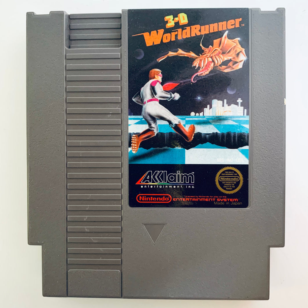 3-D WorldRunner - Nintendo Entertainment System - NES - NTSC-US - Cart