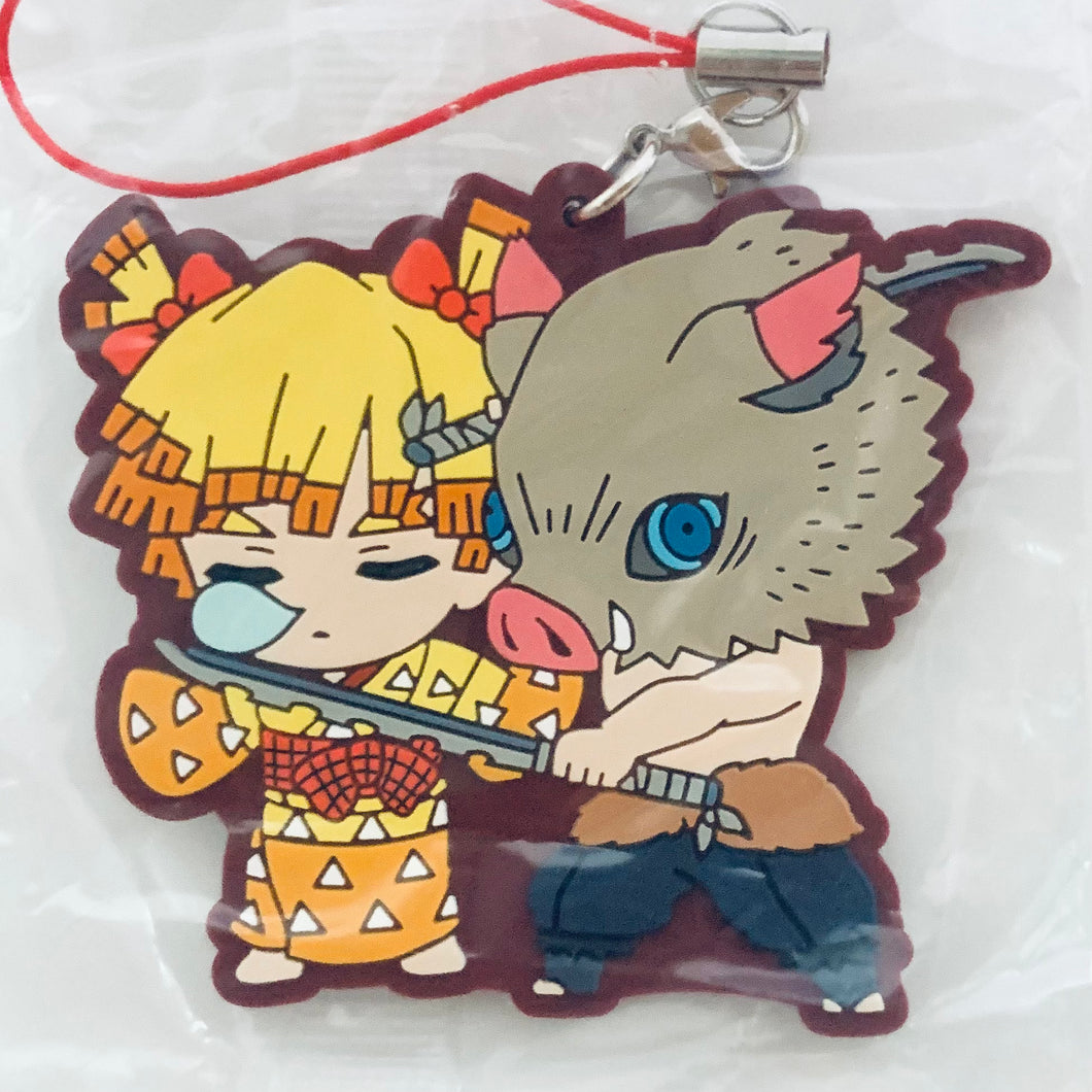 Kimetsu no Yaiba - Agatsuma Zenitsu - Hashibira Inosuke - Metsu! Capsule Rubber Mascot 12