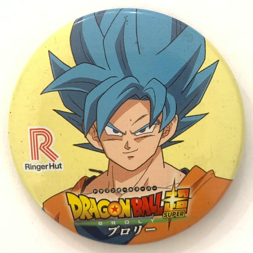 Dragon Ball Super: Broly The Movie - Son Goku SSJ Blue - DBS x Ringer Hut Limited Can Badge