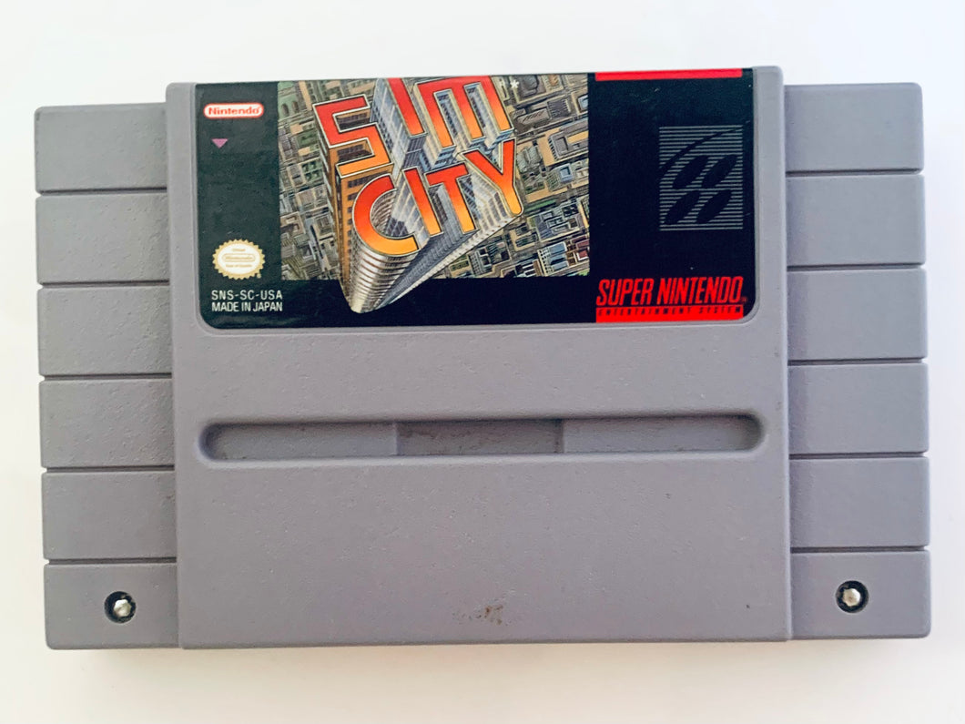 SimCity - Super Nintendo - SNES - NTSC-US - Cart (SNS-SC-USA)