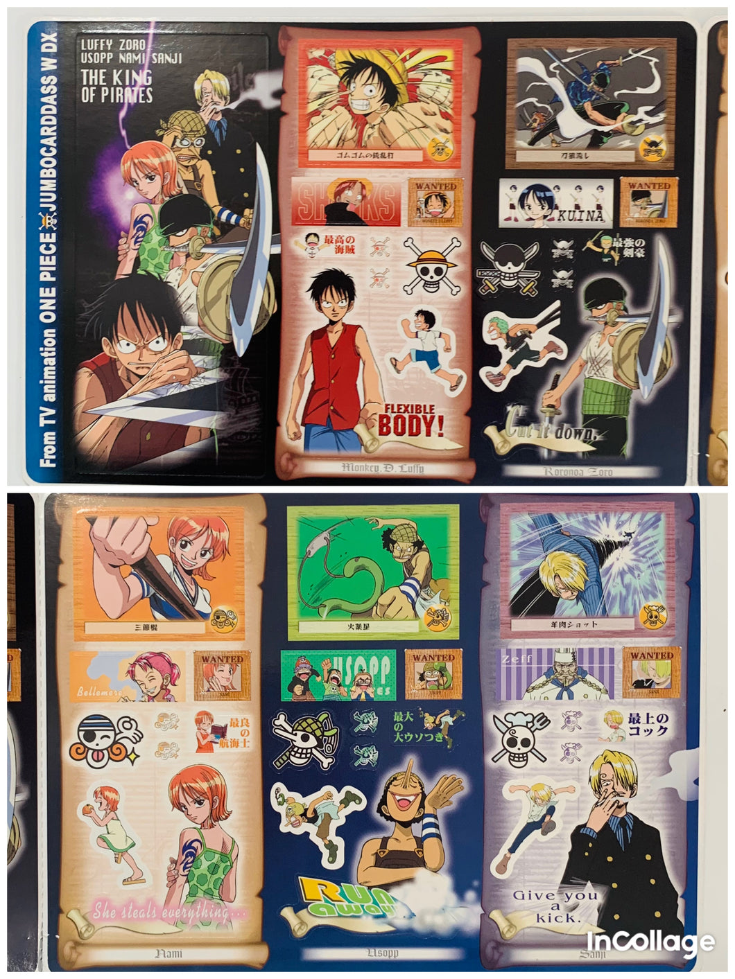 One Piece - Jumbocarddass W DX.2 - Sticker Set - Seal