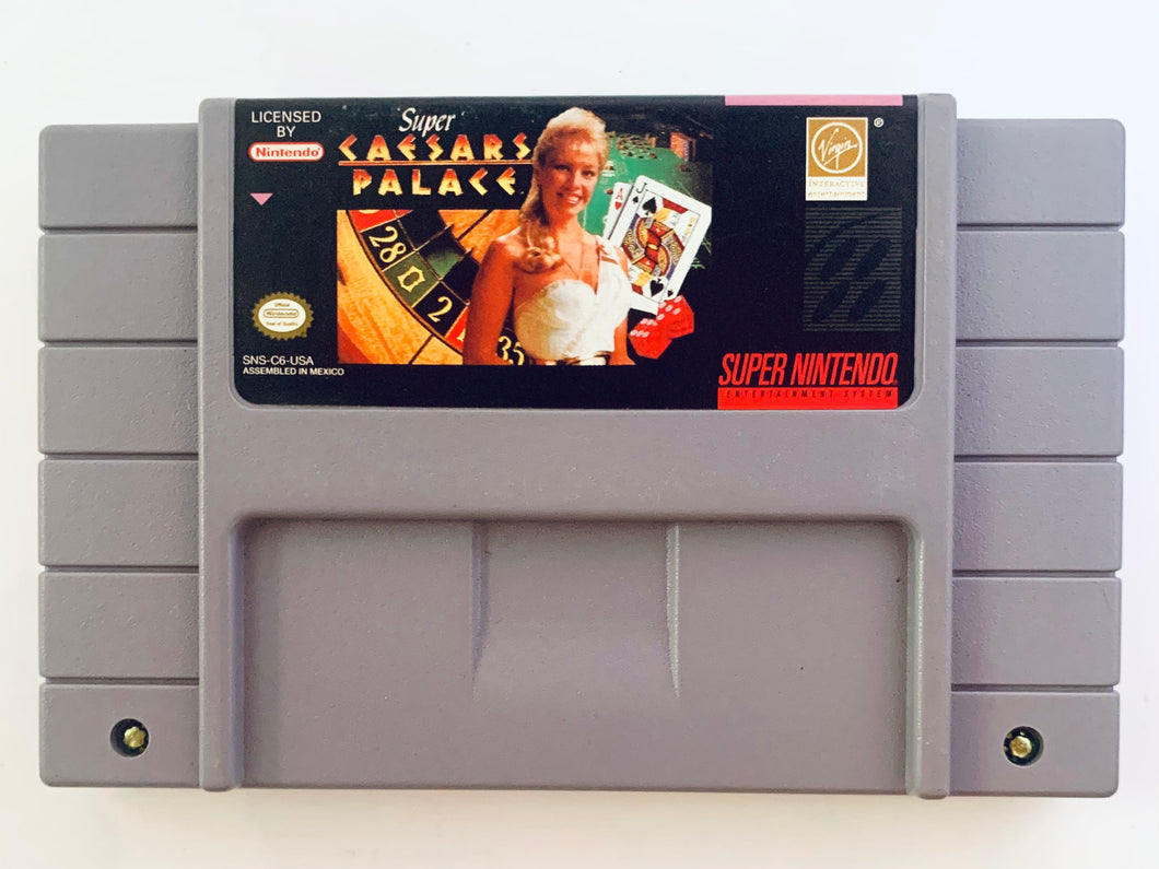 Super Caesar’s Palace - Super Nintendo - SNES - NTSC-US - Cart (SNS-C6-USA)