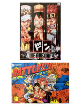 Cargar imagen en el visor de la galería, One Piece - Three Captians - Vol. 100 Commemoration - Double-sided B3 Poster - Saikyo Jump Appendix
