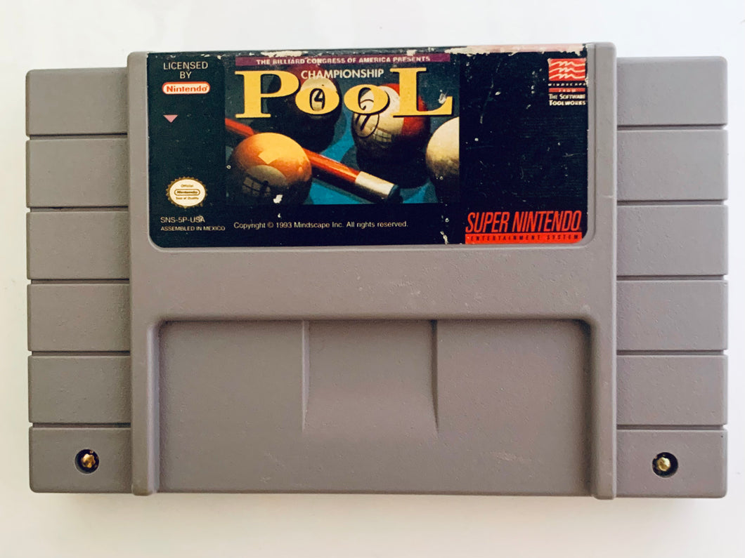 Championship Pool - Super Nintendo - SNES - NTSC-US - Cart (SNS-5P-USA)