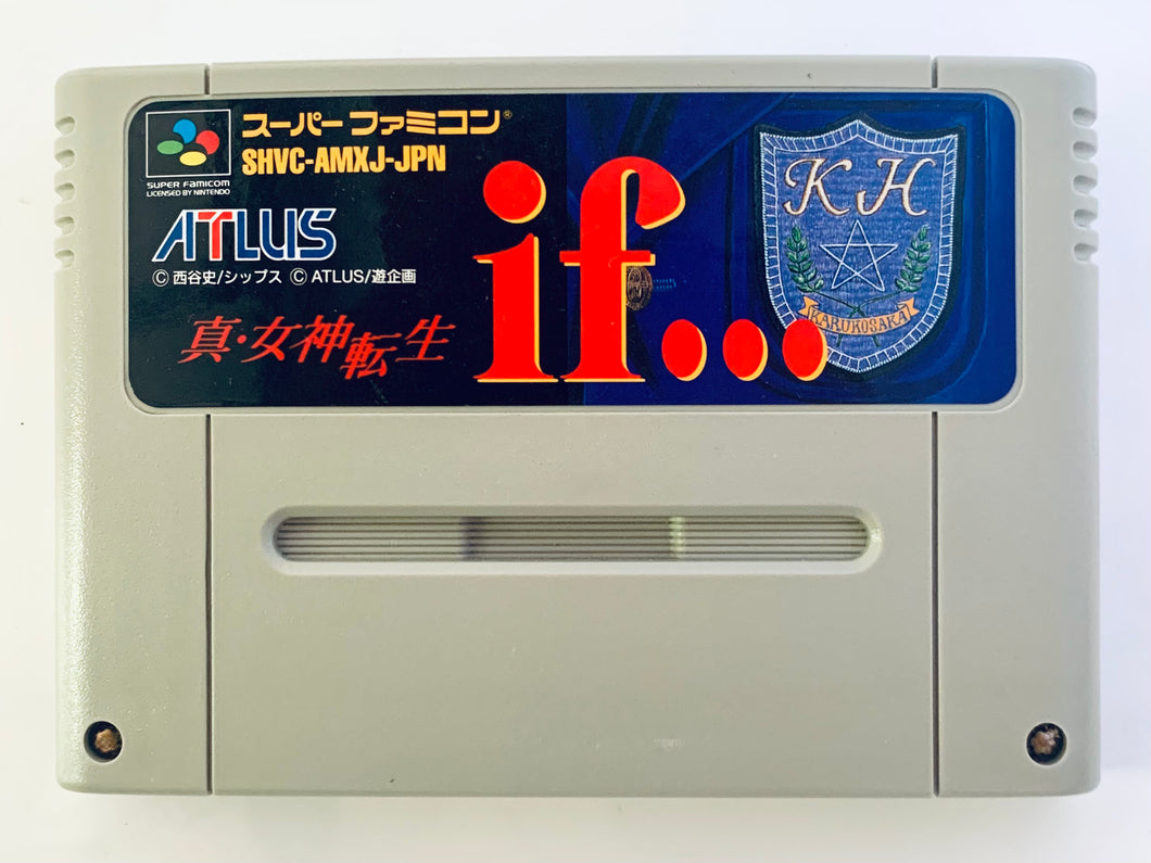 Shin Megami Tensei if... - Super Famicom - SFC - Nintendo - Japan Ver. - NTSC-JP - Cart (SHVC-AMXH-JPN)