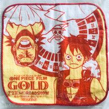 Load image into Gallery viewer, One Piece Film Gold - Monkey D. Luffy - Towel Handkerchief - 7-Eleven Exclusive
