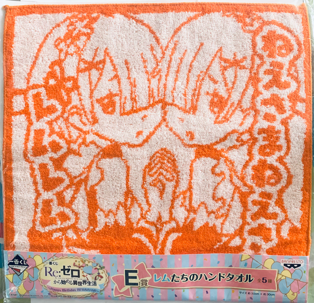 Re: Life in a Different World from Zero - Rem & Ram - Ichiban Kuji Re:Zero ~Happy Birthday Rem & Ram!~ - E Prize Mini Towel