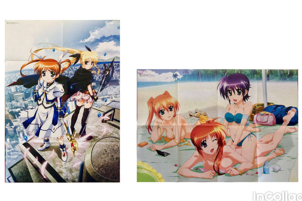Magical Girl Lyrical Nanoha StrikerS - B2 Double-sided Poster - Newtype March Appendix