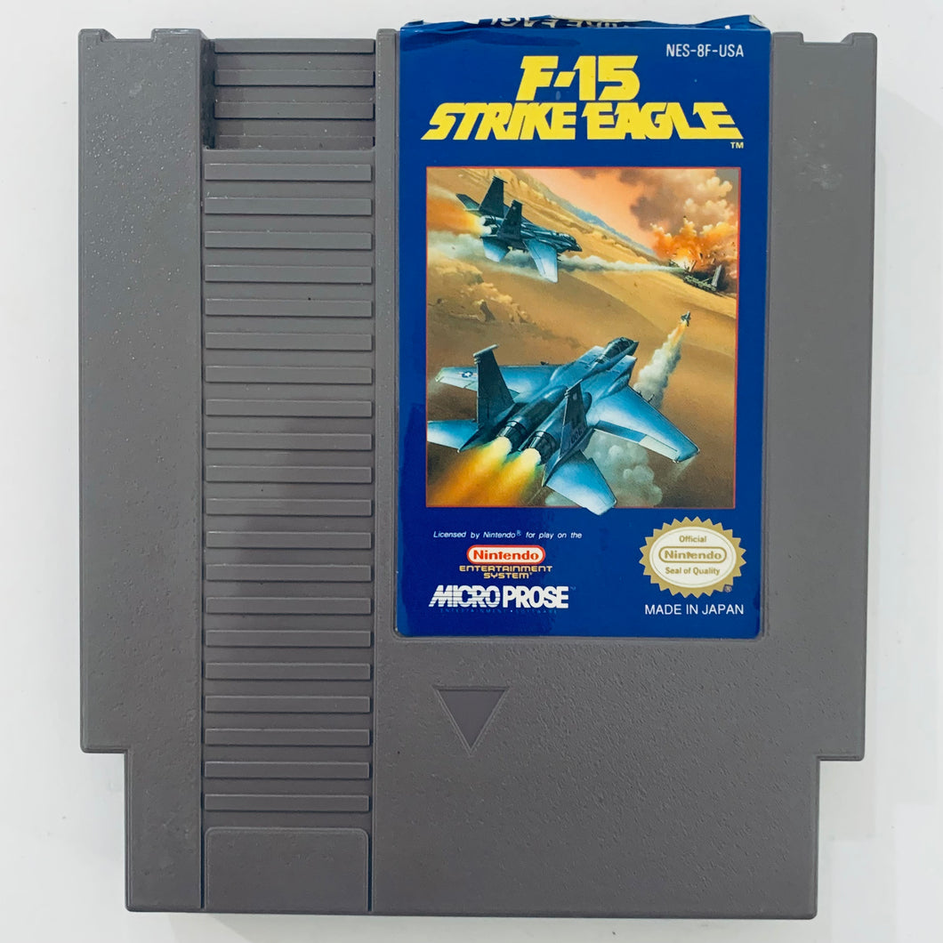F-15 Strike Eagle - Nintendo Entertainment System - NES - NTSC-US - Cart