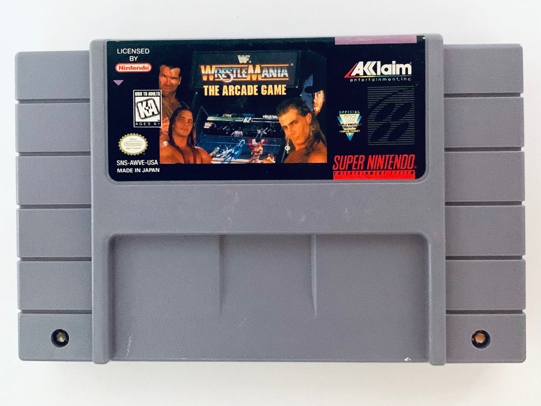 WWF Wrestlemania Arcade Game - Super Nintendo - SNES - NTSC-US - Cart (SNS-AWVE-USA)