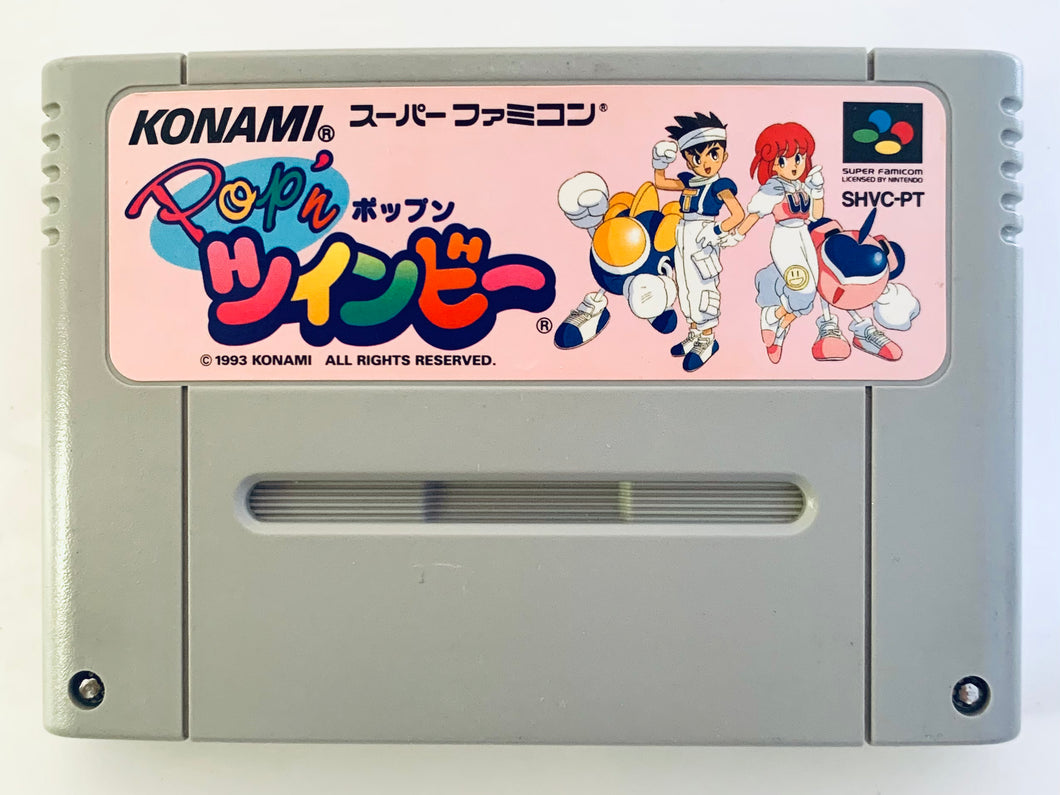 Pop'n TwinBee - Super Famicom - SFC - Nintendo - Japan Ver. - NTSC-JP - Cart (SHVC-PT)