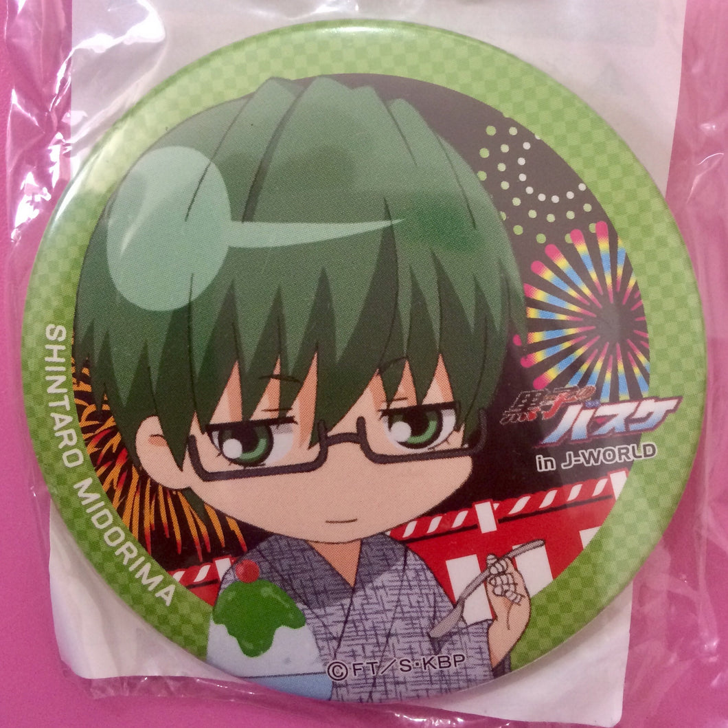 Kuroko no Basket - Midorima Shintarou - Can Badge - Kurobas Christmas in J-WORLD TOKYO