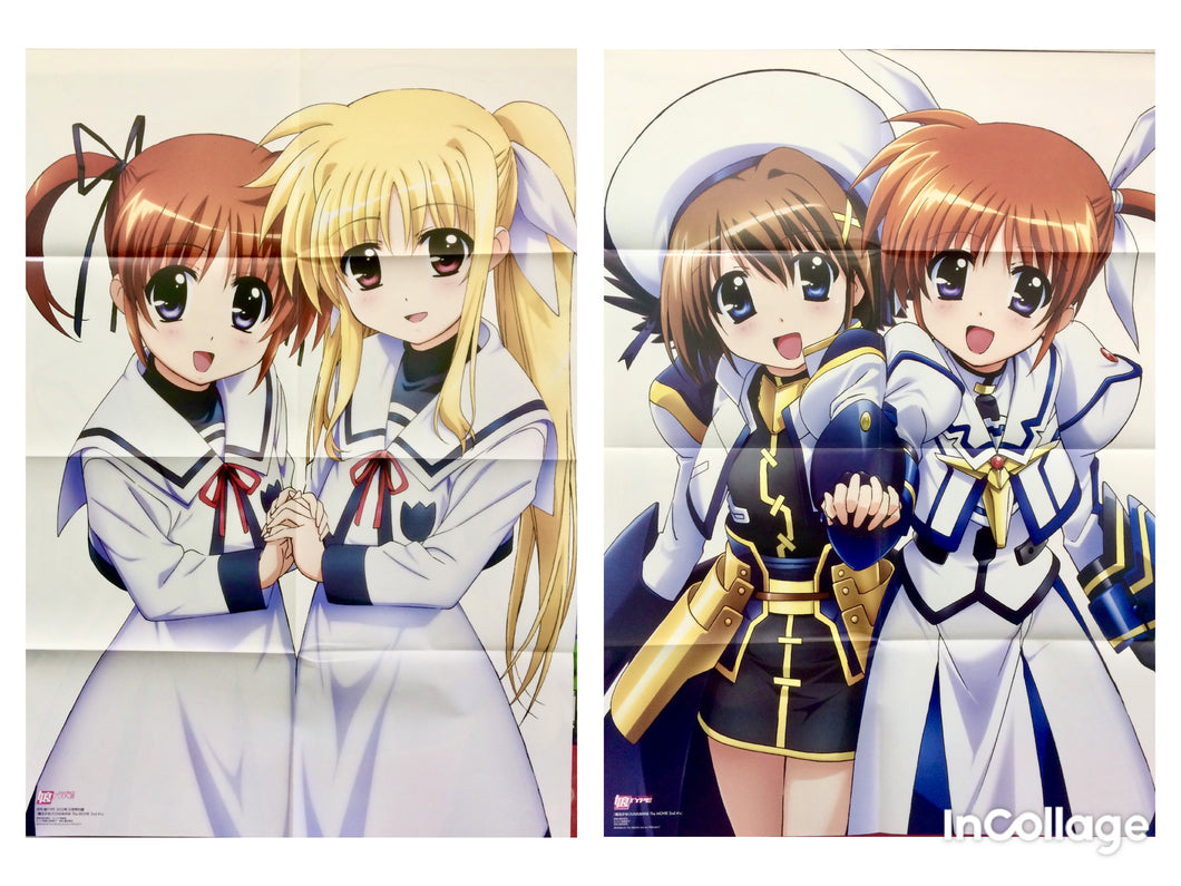 Magical Girl Lyrical Nanoha the Movie 2nd A’s - Double-sided B2 Poster - NyanType Appendix