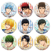 Cargar imagen en el visor de la galería, Kuroko&#39;s Basketball Capsule Can Badge Collection - Set of 9
