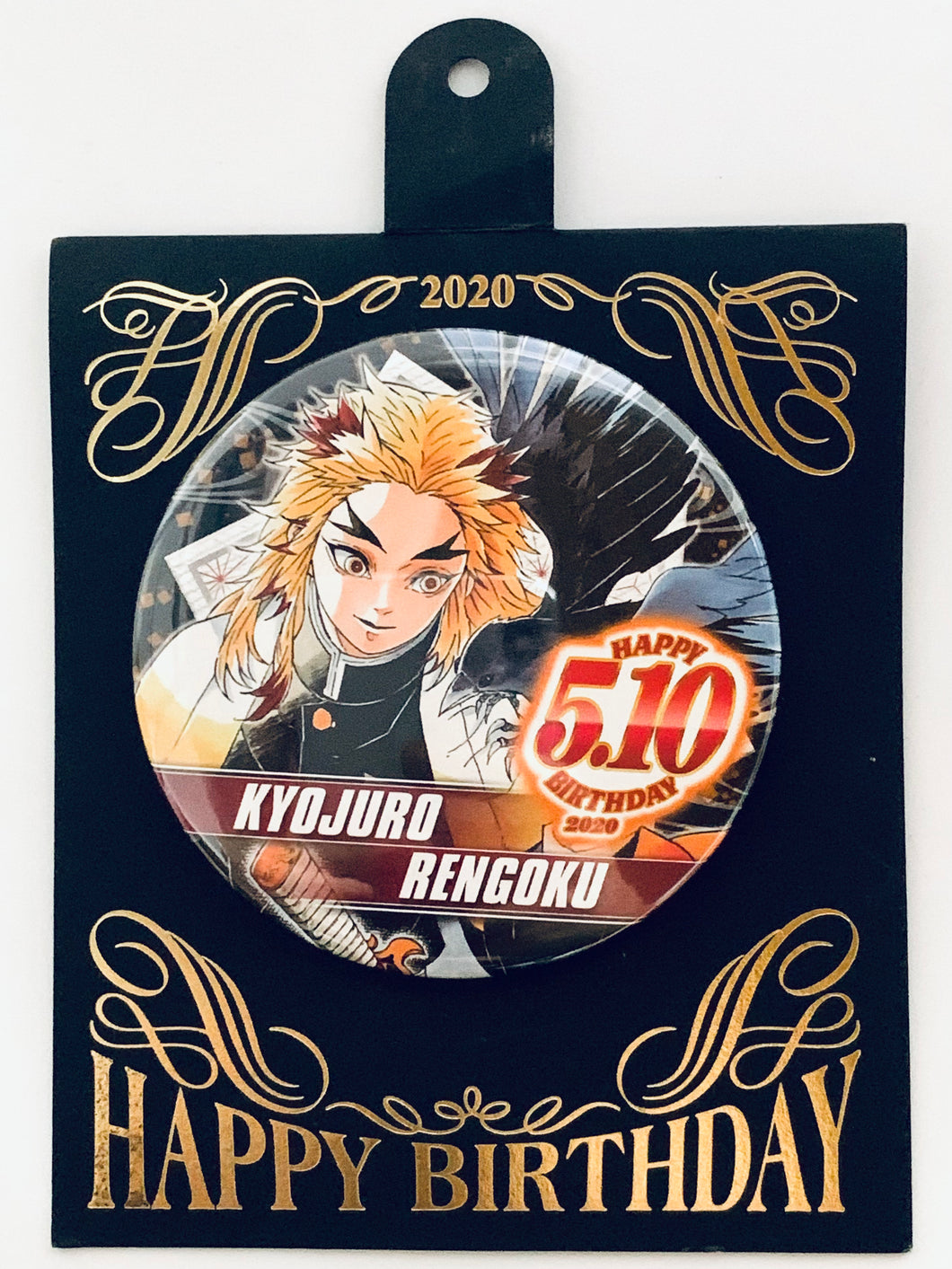 Kimetsu no Yaiba - Kasugaigarasu - Rengoku Kyoujurou - Birthday Can Badge - 2020
