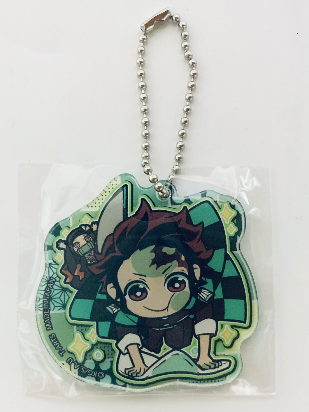 Kimetsu no Yaiba - Kamado Nezuko - Kamado Tanjirou - Pita! Deforme Shumi ni Bottou Acrylic Keychain