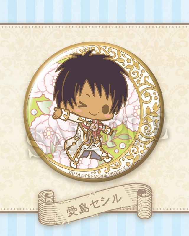 Gekijouban Uta no☆Prince-sama Maji Love Kingdom - Aijima Cecil - es Nino Deko Kira Can Badge Collection