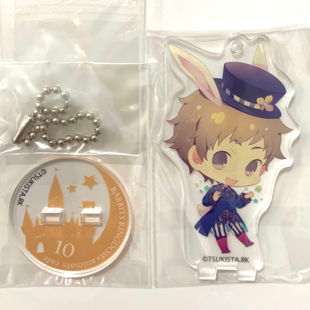 Tsukiuta. - Tenma Kou - Tsukista. Act 5 Rabbits Kingdom x Animate Cafe - Trading Acrylic Stand Keychain