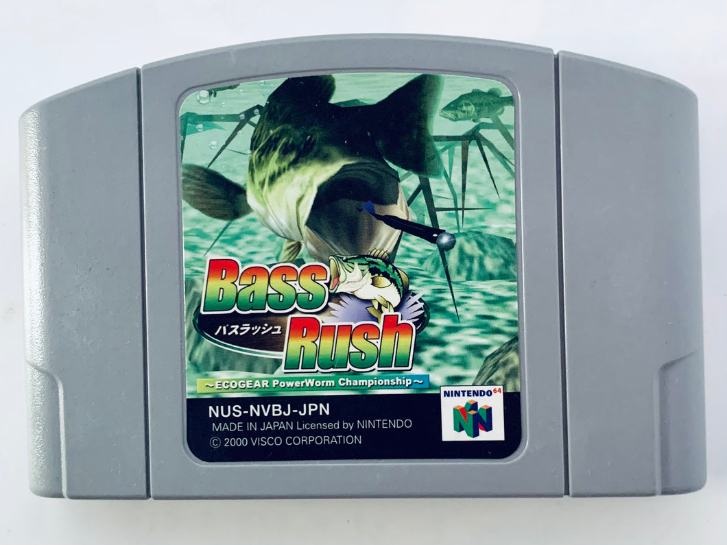 Bass Rush - Nintendo 64 - N64 - Japan Ver. - NTSC-JP - Cart (NUS-NVBJ-JPN)