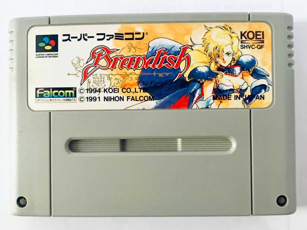 Brandish - Super Famicom - SFC - Nintendo - Japan Ver. - NTSC-JP - Cart (SHVC-QF)